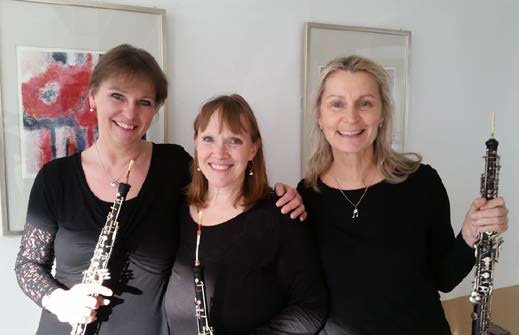 Claudia Lahaye und Petra Schleich: Oboe. Elisabeth Marschner: Englischhorn
